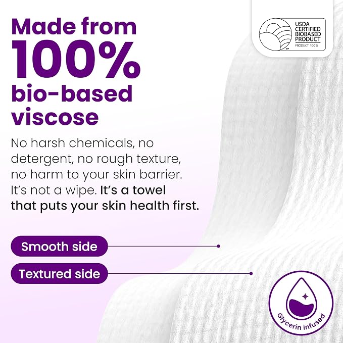 Clean Skin Club Healthy Aging Clean Towels® XL, Smooths Fine Lines Wrinkles & - Image 6