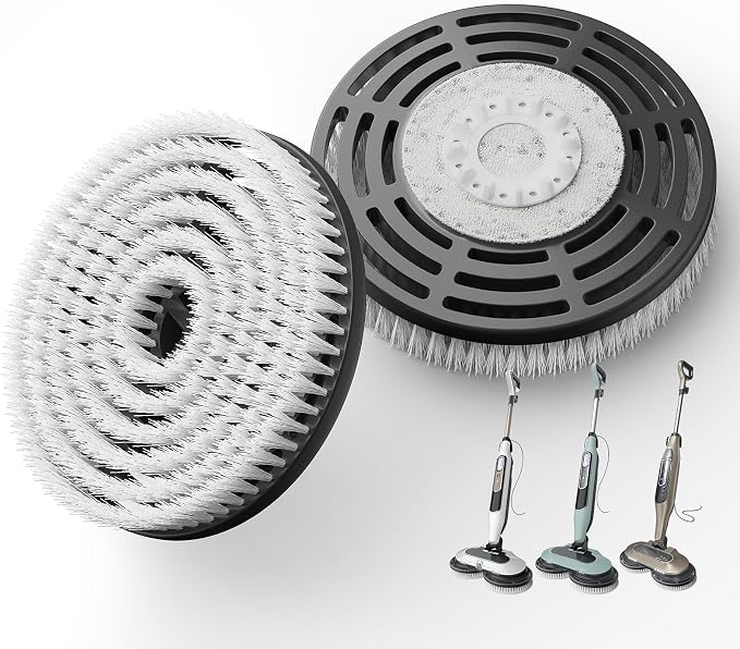 AIR U+ Newly Upgraded Steam Mop Replacement Brush Pads by AIRU