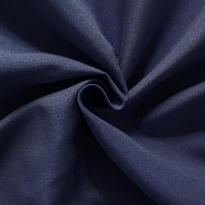 Bed Skirt Full Size Ruffled Bed Skirts with Split Corners, 16 Inch Drop Dust Ruffle Bed Skirt with Platform, Blue, Full - 16" Drop