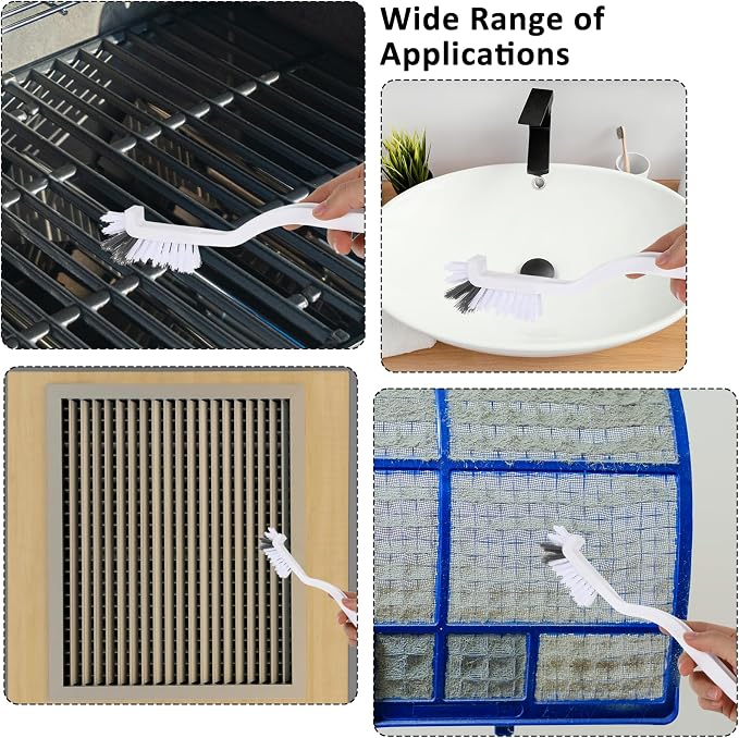 4Pcs Kitchen Scrub Brush, Angle Cleaning Brush, Right Angle Scrub Brush - Image 6