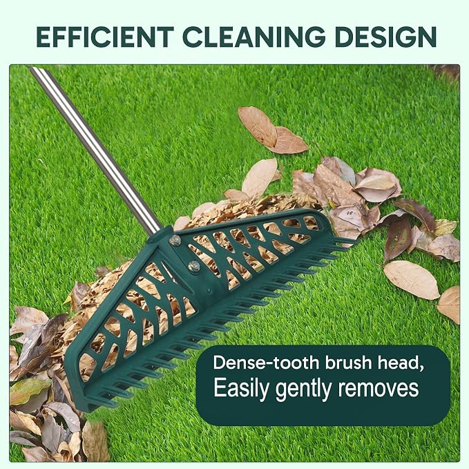 Artificial Grass Rake Innovative Double Sided Turf Rake, 60-Inch Adjustable - Image 7