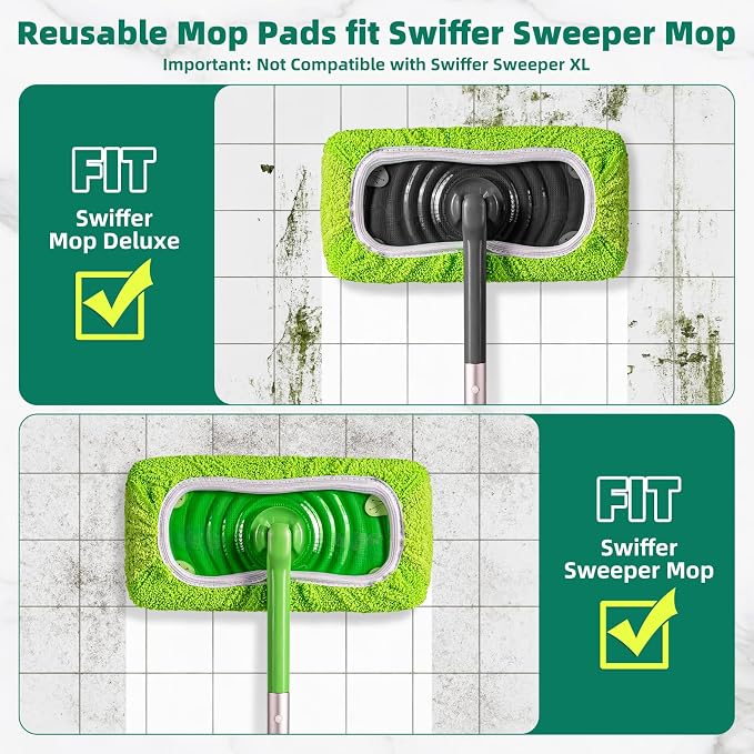 Reusable Mop Pads Compatible - Image 2