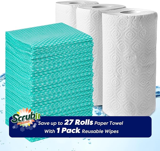 SCRUBIT Reusable Cleaning Wipes, Handy Wipes - Image 3