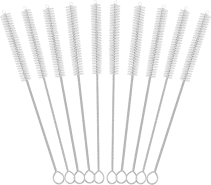 Straw Cleaner for Reusable Straws, Straw Cleaner Brush Extra Long 12 Inch by CIDYAUST