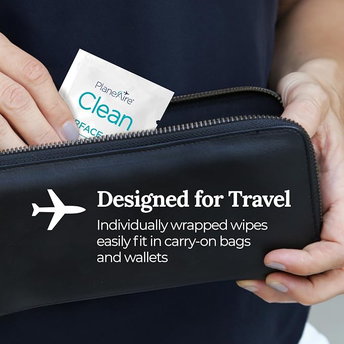 Clean Wipes | Surface Cleaning Wipes | Individually Wrapped Travel Wipes | All - Image 6