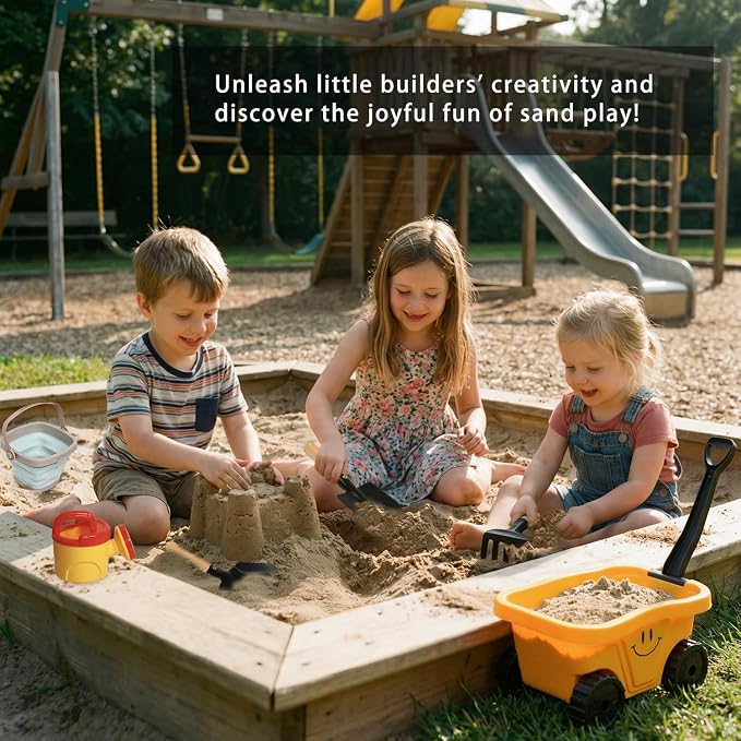 Todders Wheelbarrow Gardening Set, Kids Rake and Shovel Set - Image 5