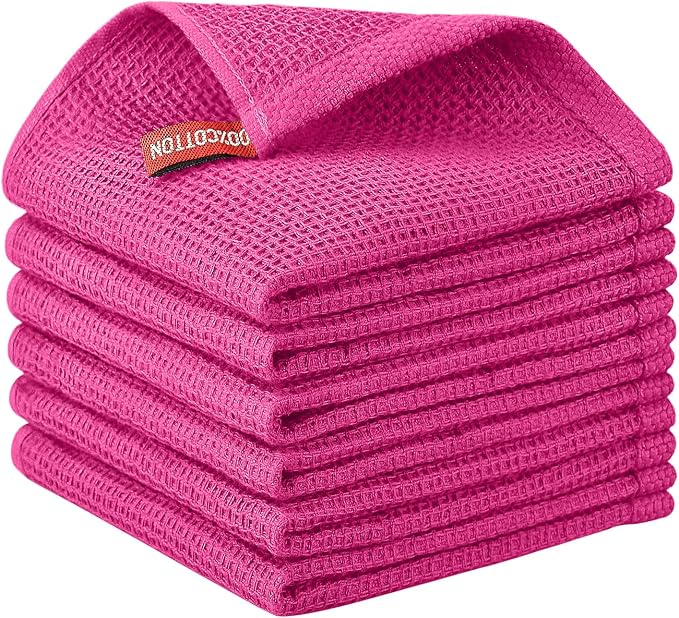 Nialnant 6 Pack Rosered Dish Cloths by Nialnant