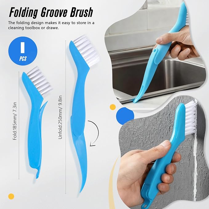 15Pcs Crevice Cleaning Brush Groove Gap Hard Bristle Cleaning Tool Small Clean - Image 5
