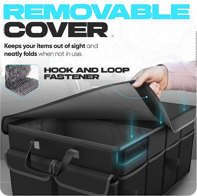 FORTEM Trunk Organizer For SUV Car Trunk Organizer, Foldable Storage, Car - Image 5
