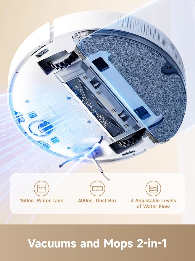 DREAME D10 Plus Gen 2 Robot Vacuum and Mop - Image 4