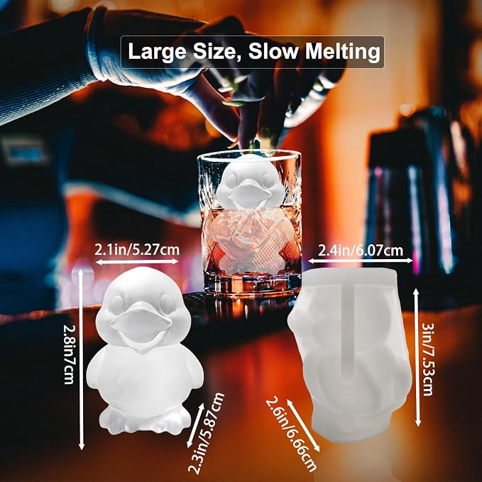 3D Duck Ice Cube Silicone Molds Tray - Image 7