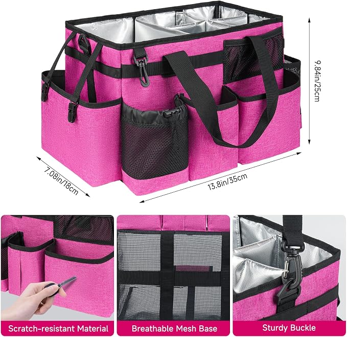 Cleaning Caddy Bag, Cleaning Supplies Organizer - Image 4