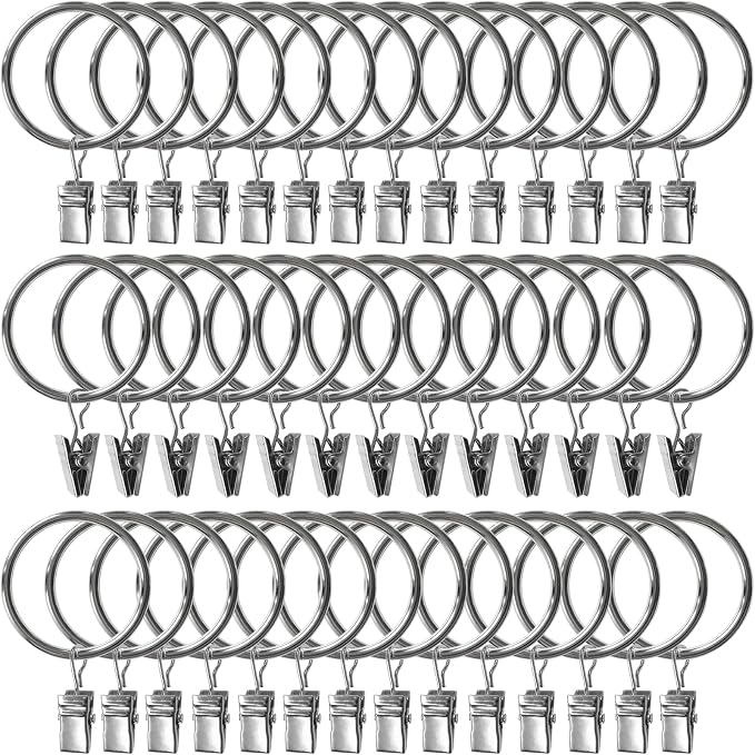100 Pack Metal Curtain Rings - Image 7