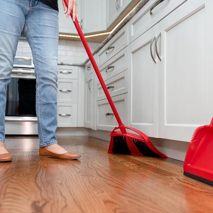 O-Cedar One Sweep Broom with Step-On Dustpan | Remove 99% with One | - Image 20