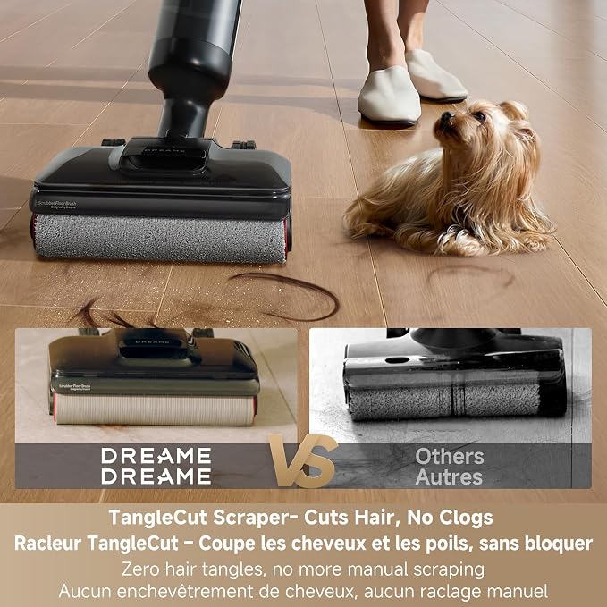DREAME H12 FlexReach Vacuum Mop, 0 Tangle Wet Dry Vacuum Cleaner, Cordless - Image 5