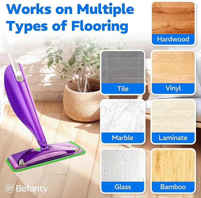 4 Pack Reusable Microfiber Mop Pads, Compatible - Image 5