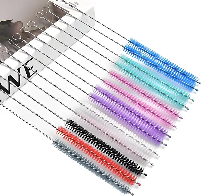Milk Foamer Hose Brush, Long Thin Nylon Tube Cleaning Brushes Ideal - Image 9