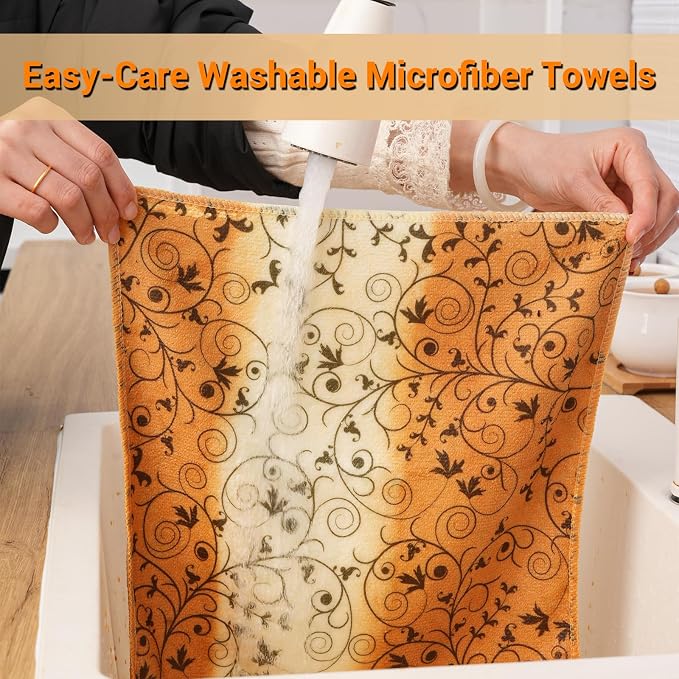 YUA Microfiber Cleaning Cloth 12 Pack, Microfiber Towels Cleaning, Microfiber - Image 5