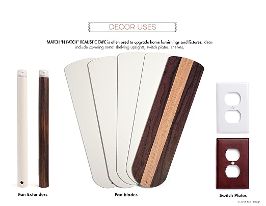 MATCH 'N PATCH Realistic Wood Grain Repair Tape - Image 6