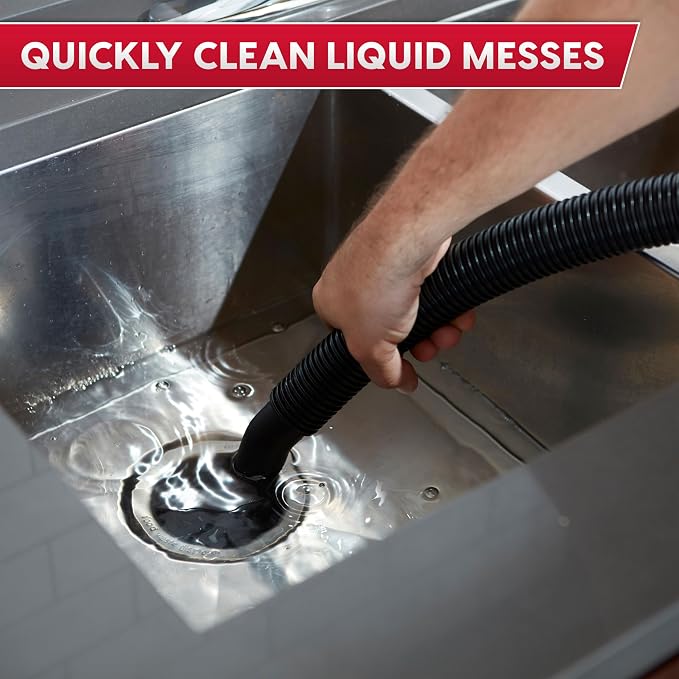 Vacmaster 5-Gallon* 4 Peak HP Stainless Steel Wet/Dry Vacuum – VOC508S 1101 - Image 6