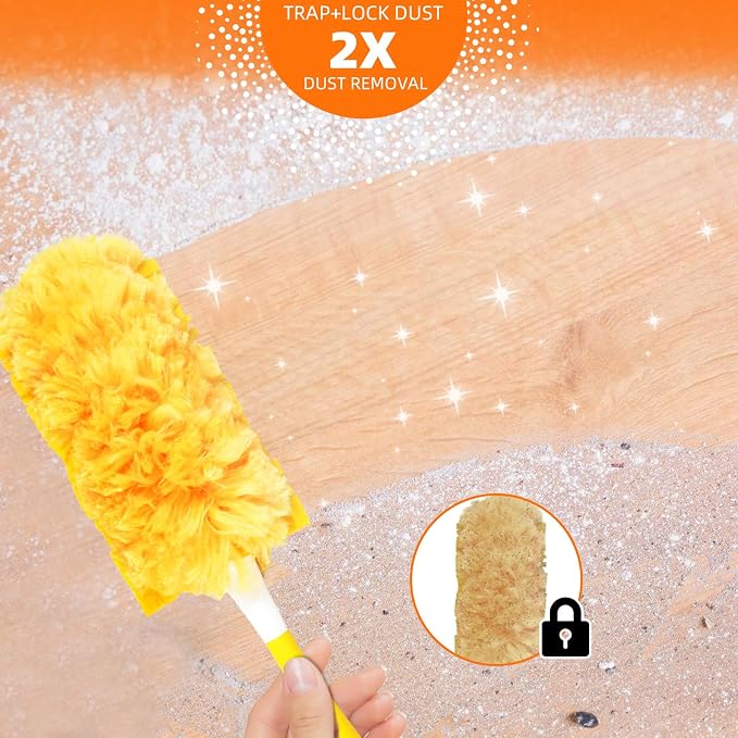 30 Pack 360 Dusters Refills for Swiffer® Dusters, Unscented Heavy Duty Duster - Image 5