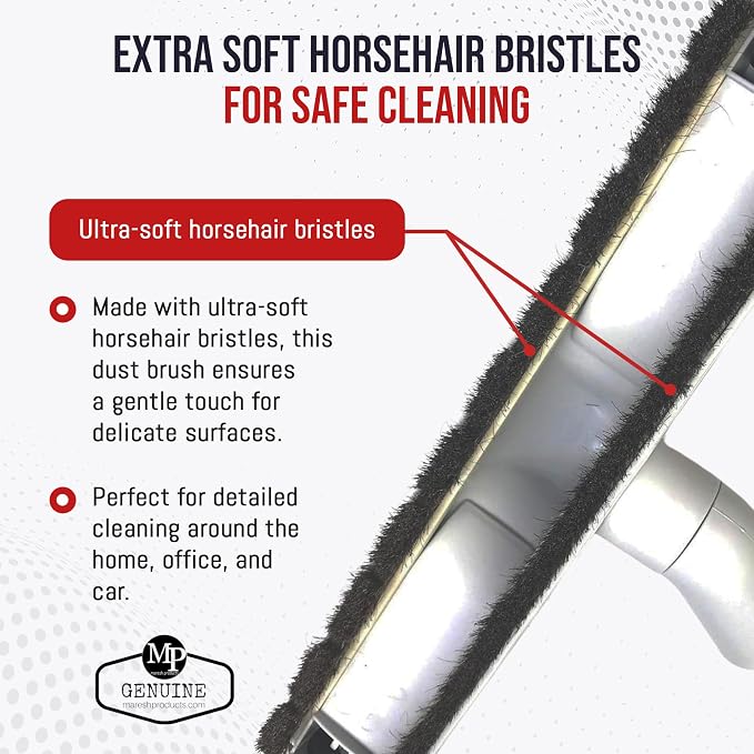 MP Maresh Products Soft Touch Deluxe Vacuum Cleaner Brush Attachment, Horse - Image 3