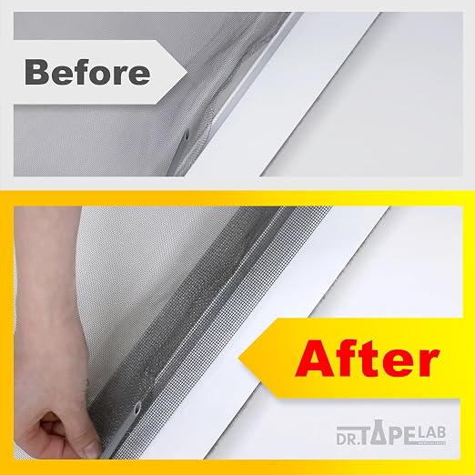 Grey Window Screen Repair Tape, 2 in X 15 FT, Screen Repair Kit - Image 3