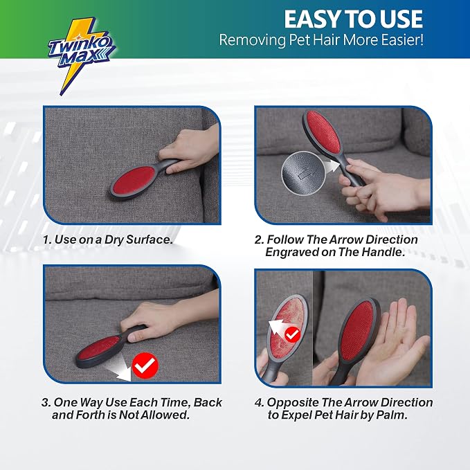 Lint Brush, Lint Remover, Pet Hair Remover, Clothes Brush, Magic Lint Remover - Image 4