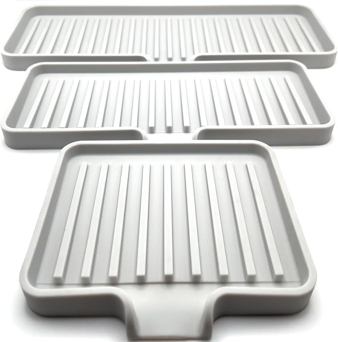Happitasa Silicone Soap Dish Tray and Sponge Holder - Image 3