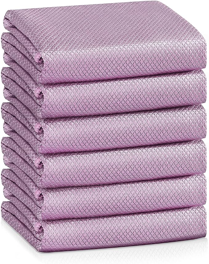 Easy Clean Fish Scale Nanoscale Cleaning Cloth, Streak Free Microfiber Glass by VPMURUGA