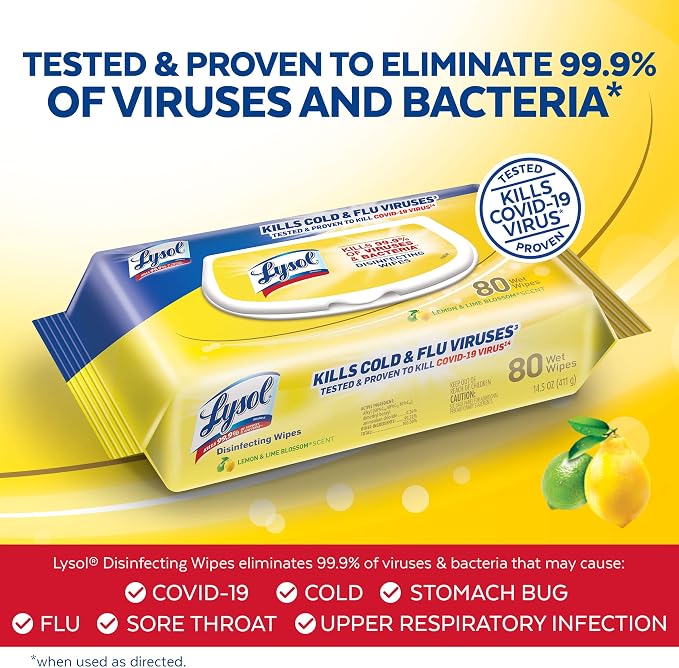 Lysol Disinfectant Handi-Pack Wipes, - Image 3