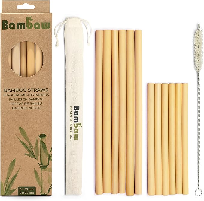 Bambaw Bamboo Straws Reusable by Bambaw
