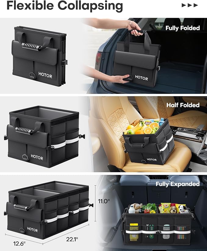 HOTOR Car Trunk Organizer - Image 3
