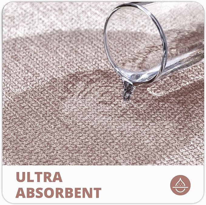 Bath Mat, Ultra Thin Bathroom Rugs, Rubber Bath Mats - Image 4