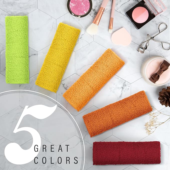 DecorRack 10 Pack 100% Cotton Wash Cloth, Luxurious Soft, 12 x 12 inch Ultra - Image 3