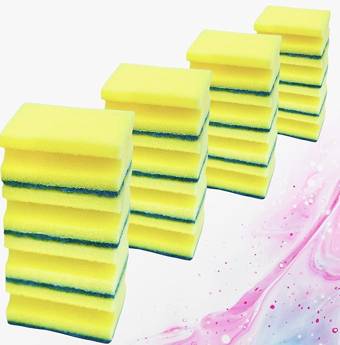 Absorbent Kitchen Dishes Washing Up Sponges - Image 4