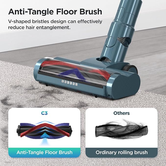 Cordless Vacuum Cleaner, 33KPA/400W Powerful Stick Vacuum - Image 5