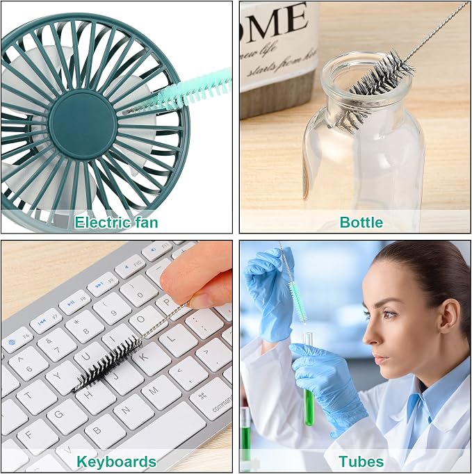 Reusable Straw Cleaning Brushes Bottle Test Tube Long Straw Cleaning Brush - Image 6