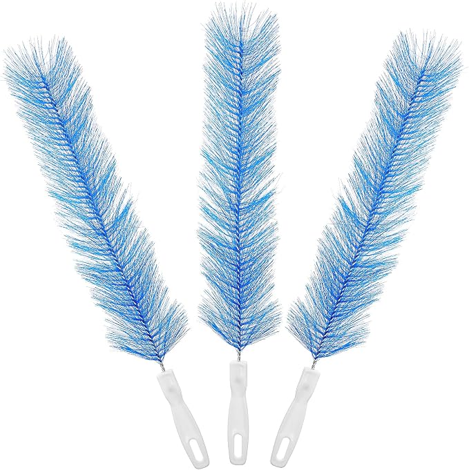 3 Pcs Bendable Fan Cleaning Brush Reusable Microfiber Washable Fan Cleaner by Telooco
