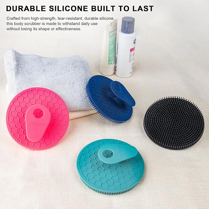 INNERNEED Food Grade Silicone Body Scrubber Gentle Exfoliating Brush - Image 7