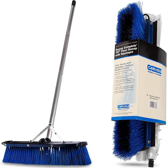 SPARTA 3621961814 Sweep Complete Aluminum Handle Floor Sweep by SPARTA