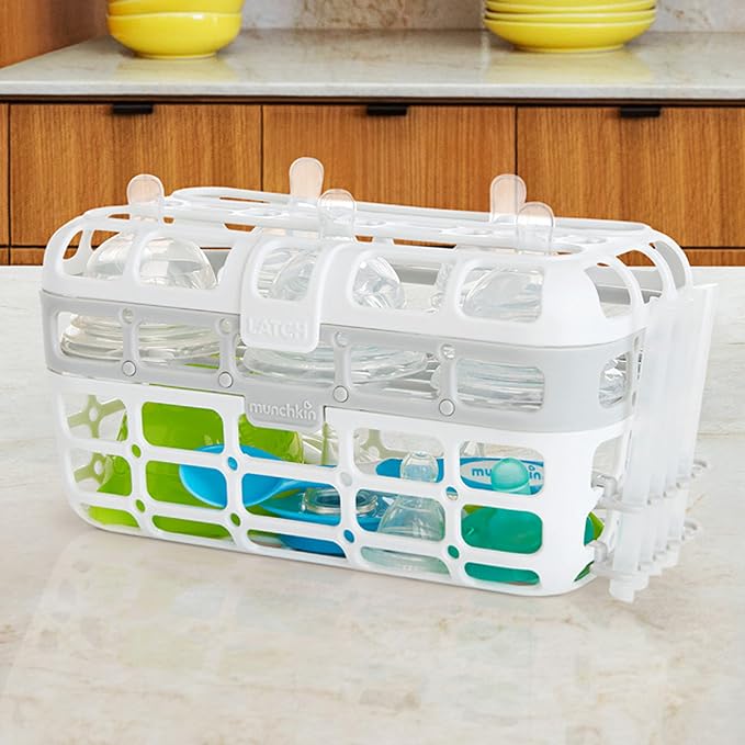 Munchkin Dishwasher Basket, High Capacity | 2 Pack | Grey - Image 2