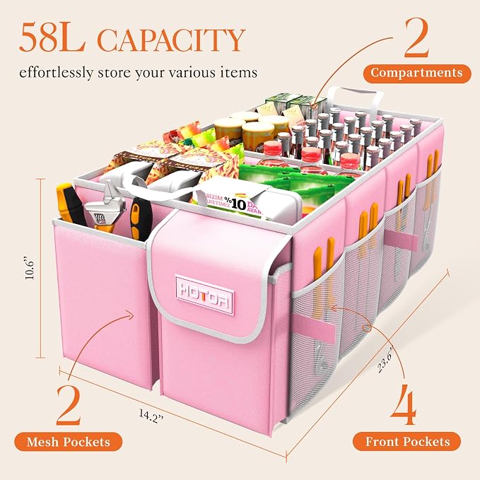 HOTOR Foldable Trunk Organizer - Image 2