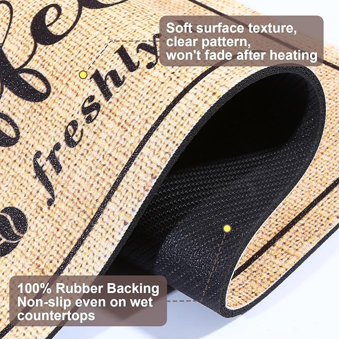 Absorbent Coffee Mat, Fashion Dish Drying Mat - Image 7