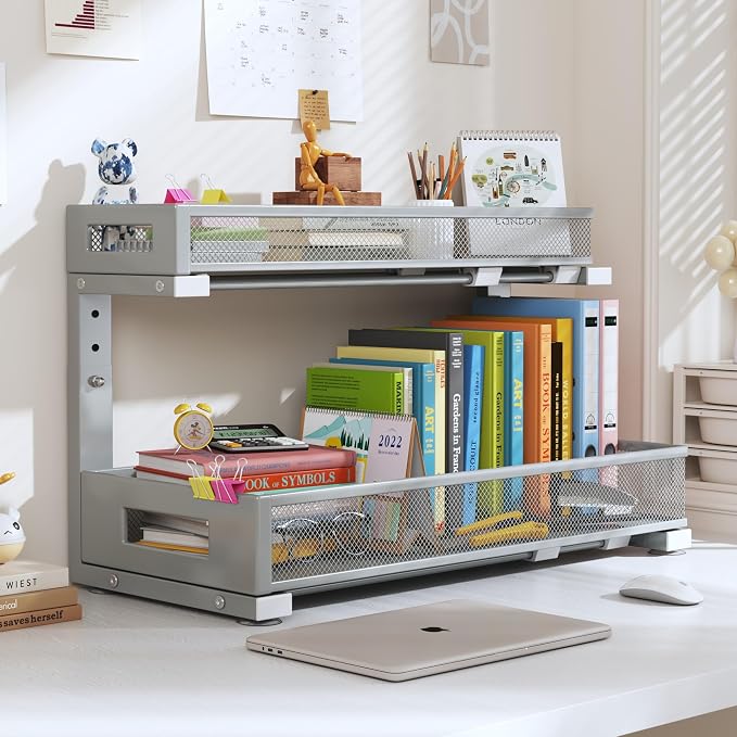 1 Pack 19IN Depth Under Sink Storage Organizer, Large 2-Tier Elegant Mesh Pull - Image 9