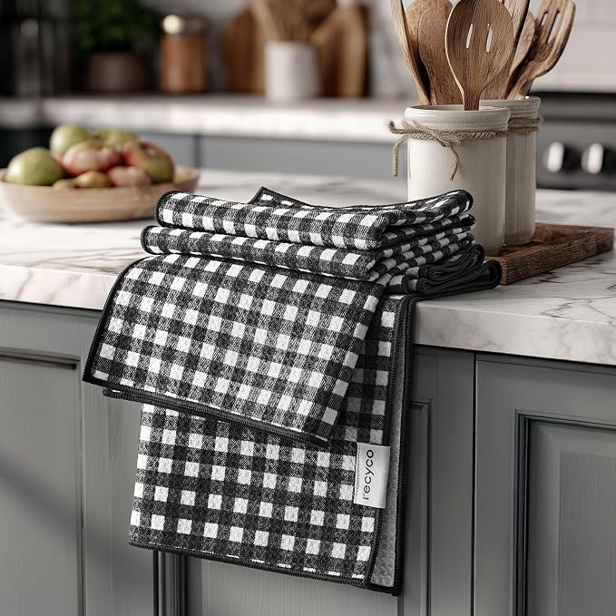 RECYCO Waffle Kitchen Towel Set of 2 by RECYCOHOMECOLLECTION