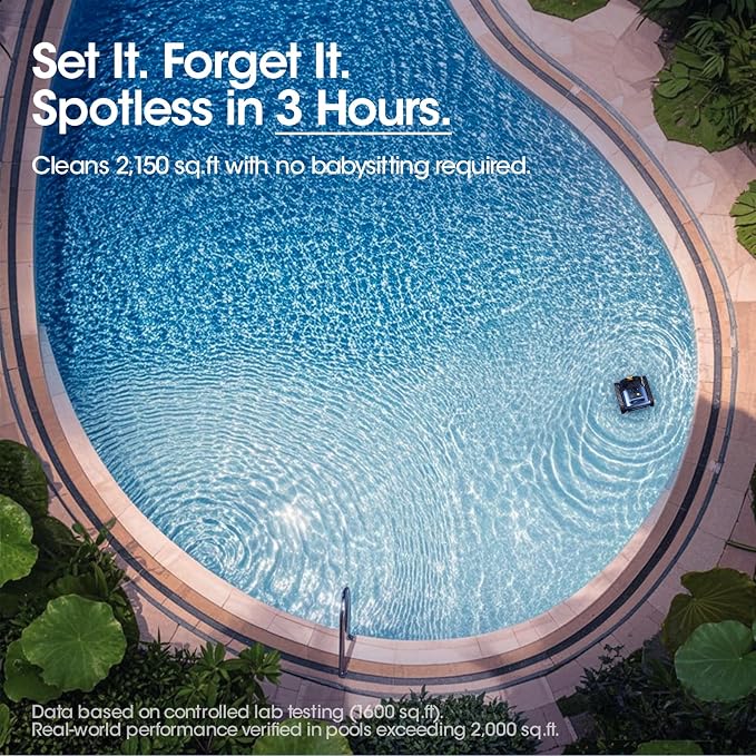Cordless Robotic Pool Vacuum, Pool Cleaner - Image 7