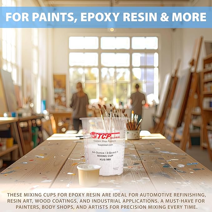 Custom Shop Paint Mixing Cups, 64-Ounce - Image 6