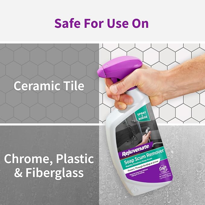 Rejuvenate Soap Scum Remover Easily Dissolves Soap Scum Without Scrubbing - Image 7