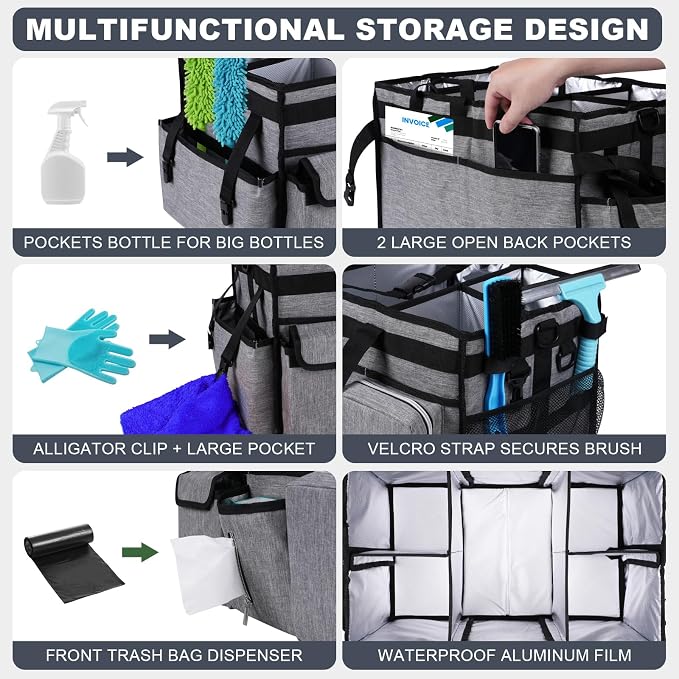 Extra Large Cleaning Caddy Bag - Image 2